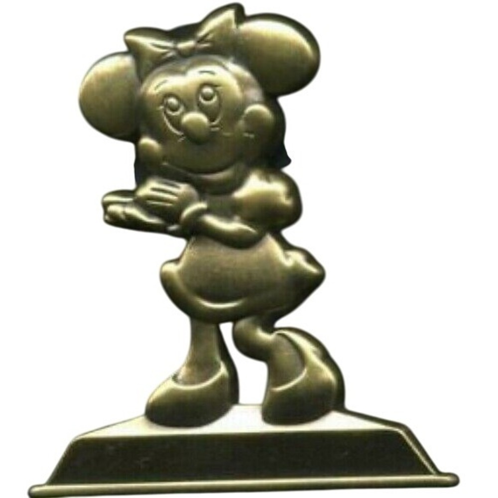Disney Pin MINNIE MOUSE Golden Statue Magic Kingdom‎ Annual Passholder 112580
